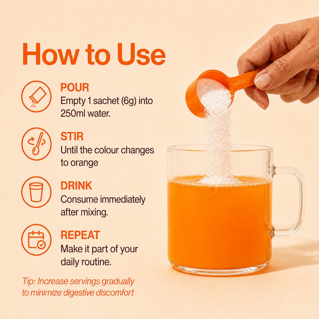 Wellarc FiberRush — Daily Fiber Supplement